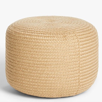 Jute Look Outdoor Pouffe from John Lewis