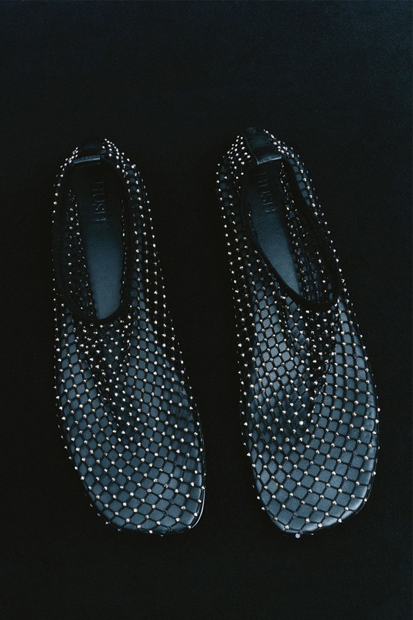 Gem Mesh Sock Shoes