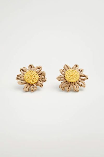 Raffia Earrings from Mango