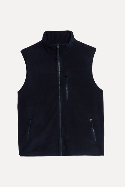 Goodmove Funnel Neck Fleece Gilet from M&S