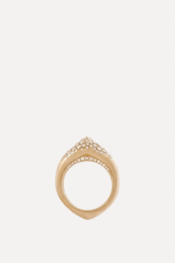 The Arch Power Stripe Big Full Ring