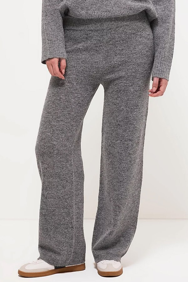 Wide Leg Soft Knitted Co Ord Joggers from George At ASDA