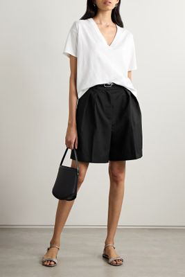 Pleated Wool Shorts, £290