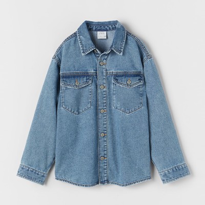 Medium Wash Denim Overshirt