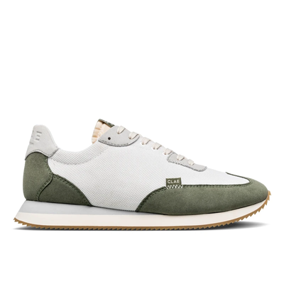 White & Khaki Trainers from Clae