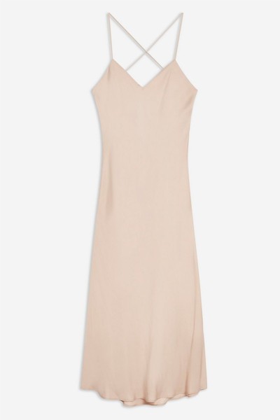 Cowl Back Slip Dress from Topshop