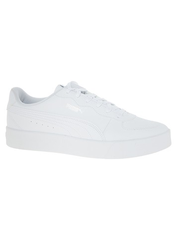 White Lace Up Trainers