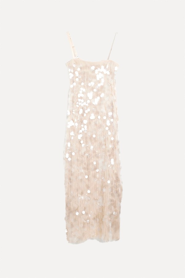 Sequin Slip Maxi Dress from River Island