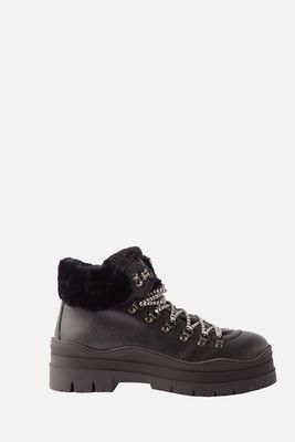 Arosa Shearling-Lined Leather Boots  from Bogner
