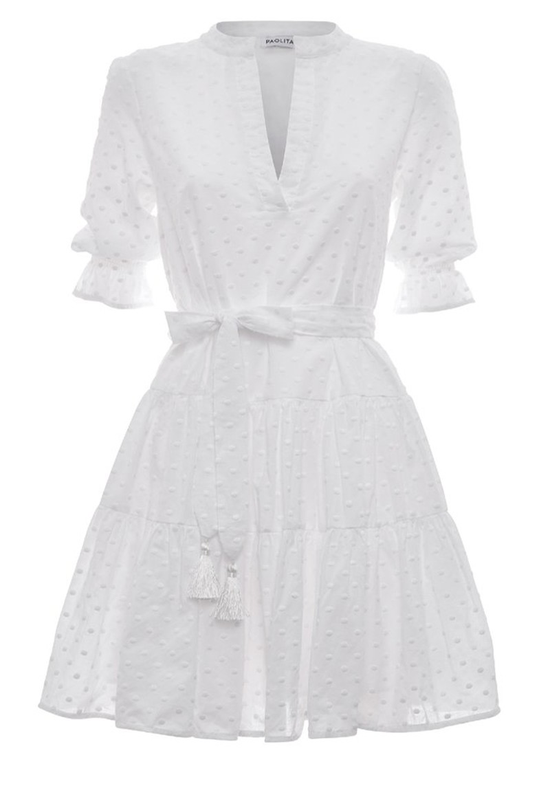 Cotton Ruffle Dress from Paolita