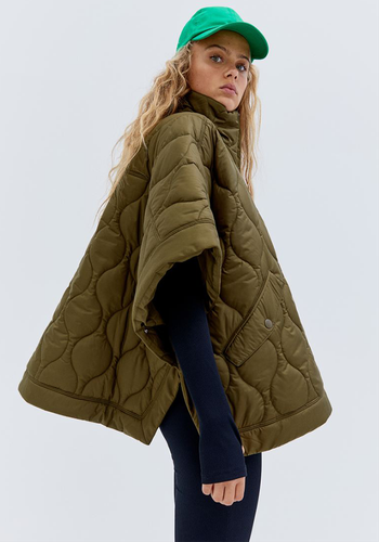 Water-Repellent Cape Jacket