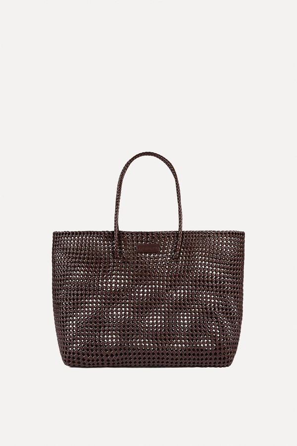 Woven Tote With Patch from Sandro