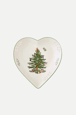 Christmas Tree Heart Dish