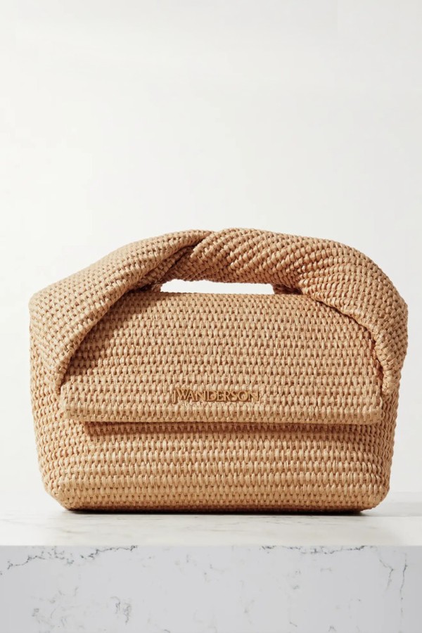 Twister Medium Raffia Tote from JW Anderson