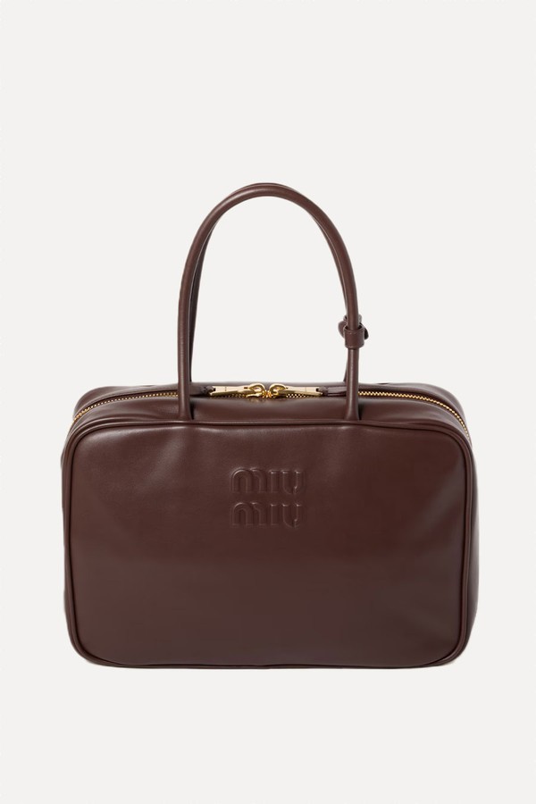 Leather Beau Bag from Miu Miu 