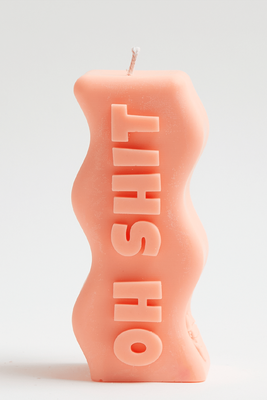 The Orange Fluro Oh S__t Candle from Wavey Casa