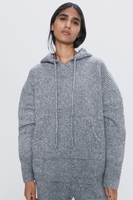 Knit Hoodie from Zara