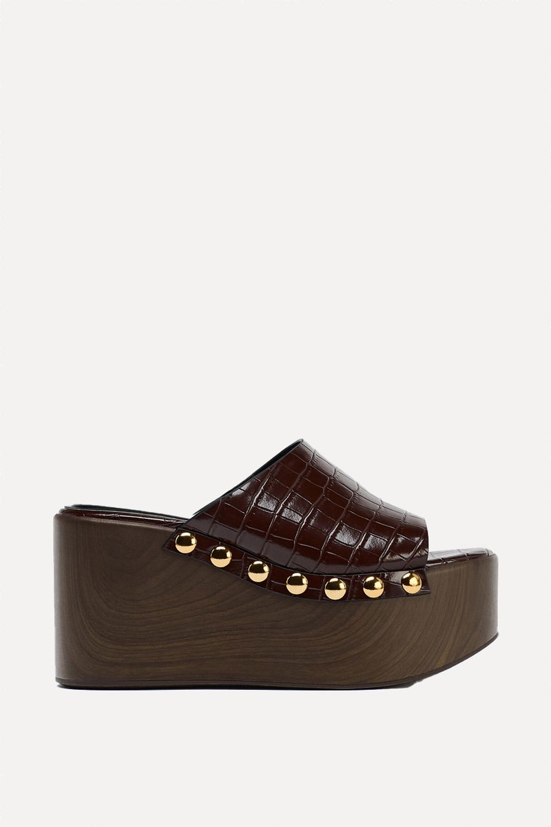 Textured Platform Wedges from Zara