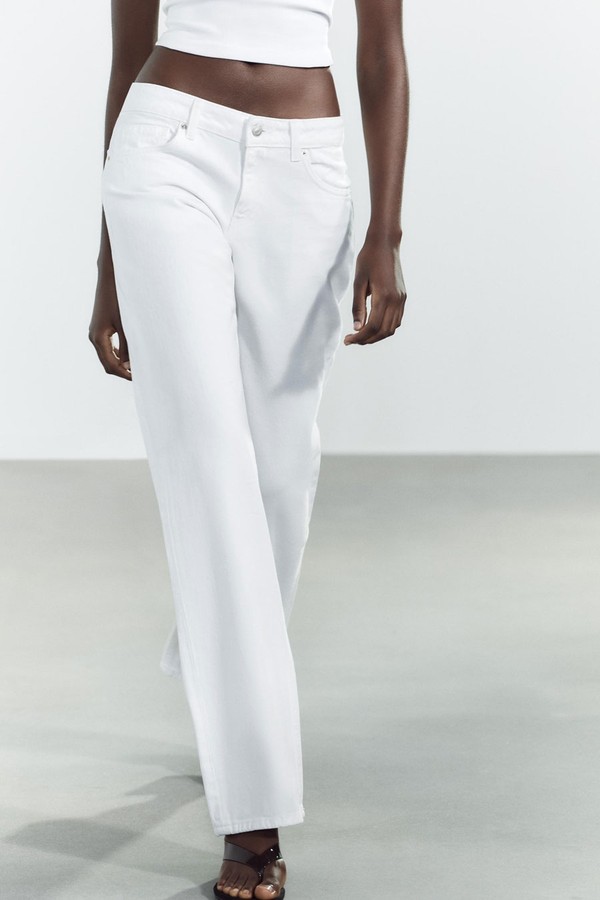 Trf Wide-Leg Low-Rise Jeans from Zara