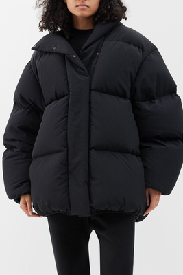 Hooded Mega Puffer Quilted Coat from Raey
