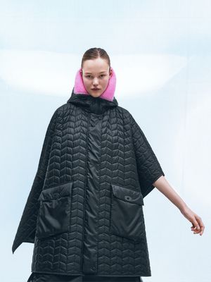 Softie Quilted Hooded Cape