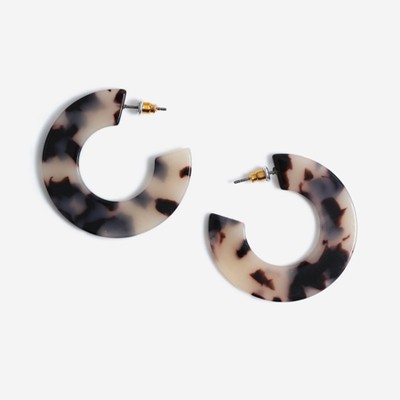 Tortoiseshell Resin Earrings from Topshop