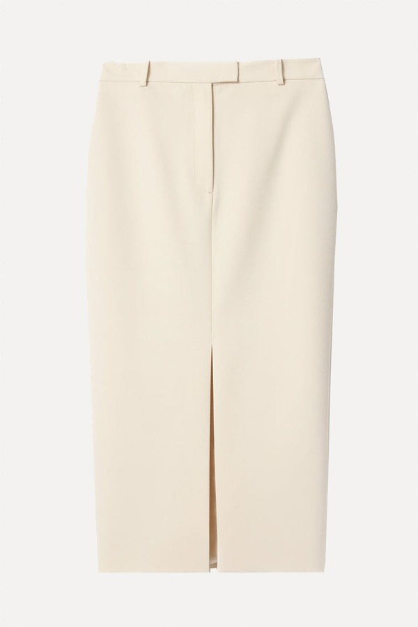 Tailored Split Front Skirt from Jigsaw