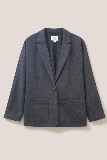 Daphine Smart Long Sleeve Jersey Blazer