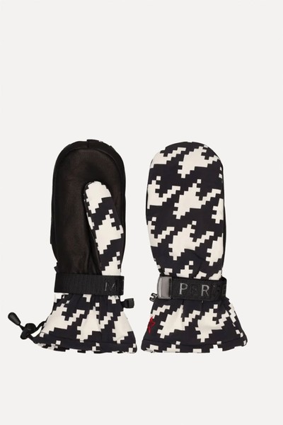 Houndstooth Ski Mittens from Perfect Moment