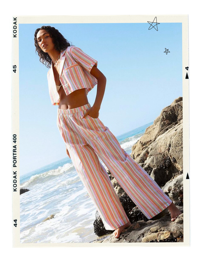 Cotton Stripe Shirt & Trousers Set  from Nasty Gal