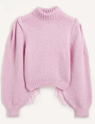 Lacey Sleeve Alpaca-Mix Jumper from Hayley Menzies