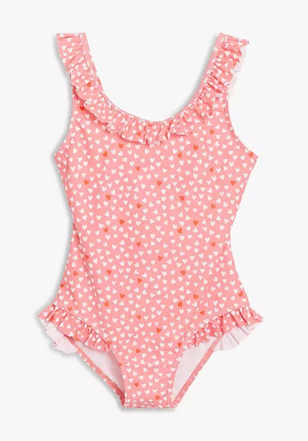 Heart Print Swimsuit from John Lewis & Partners
