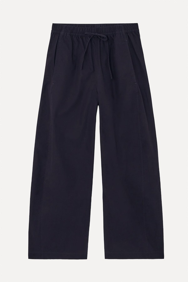 Elasticated Barrel-Leg Trousers from COS