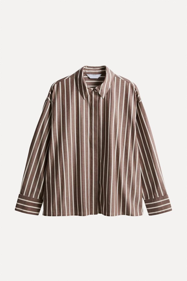 Cotton Poplin Striped Shirt from Primark