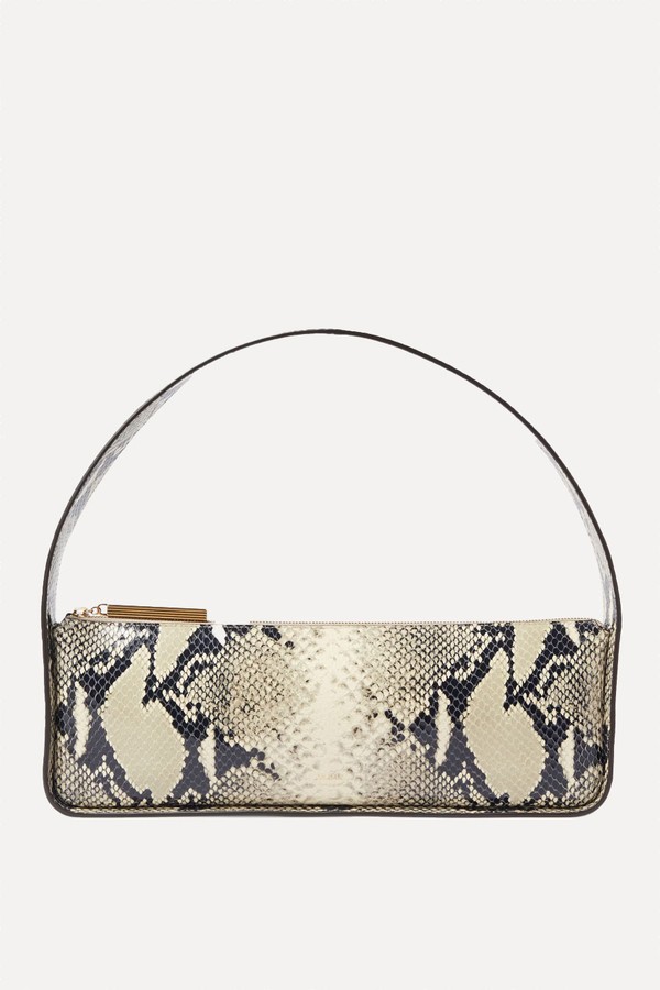 Lori Snake-Effect Leather Shoulder Bag from Khaite