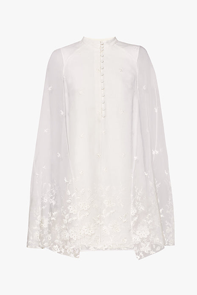 Caelyn Wedding Dress Floral Embroidered Organza from Erdem