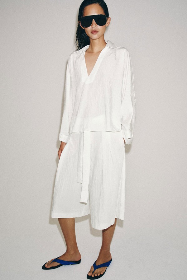 Long Bermuda Shorts With Belt from ZARA