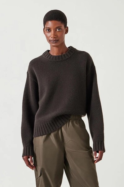 Cora Chunky Cashmere Crew Jumper from Hush