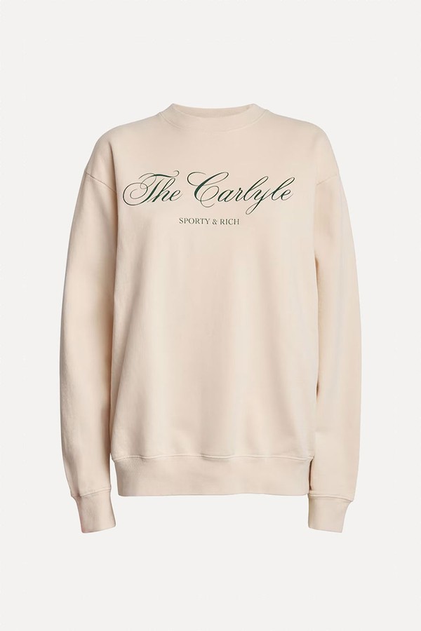 Script Sweatshirt from The Carlyle X Sporty & Rich