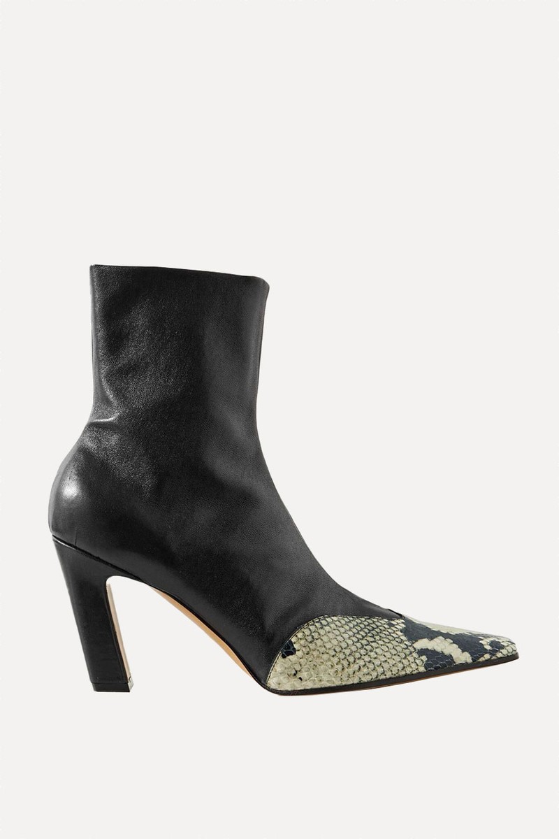 Nevada Leather Ankle Boots from Khaite