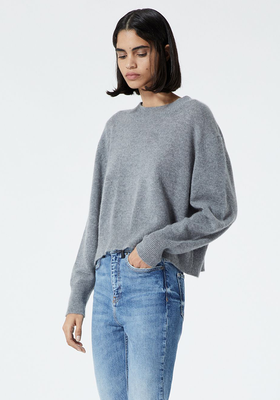 Round Neck Grey Jumper from The Kooples