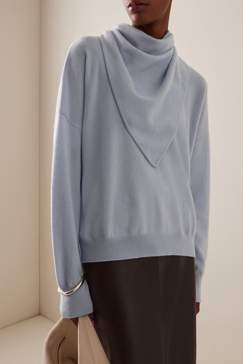 Cashmere Scarf Sweater from St. Agni