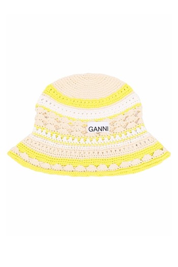 Logo-Patch Bucket Hat from Ganni