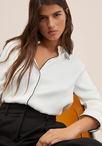 Satin Shirt from Mango