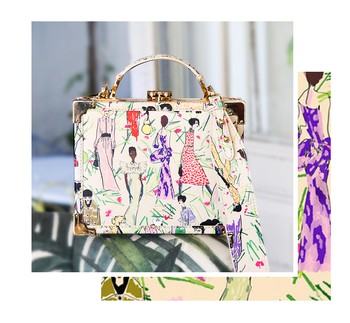 Giles x Aspinal Girls Print Mini Trunk