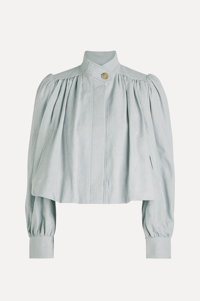 Pleated Canvas Jacket from Chloé