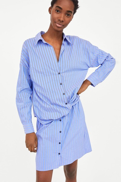 Striped Shirt Dress from Zara