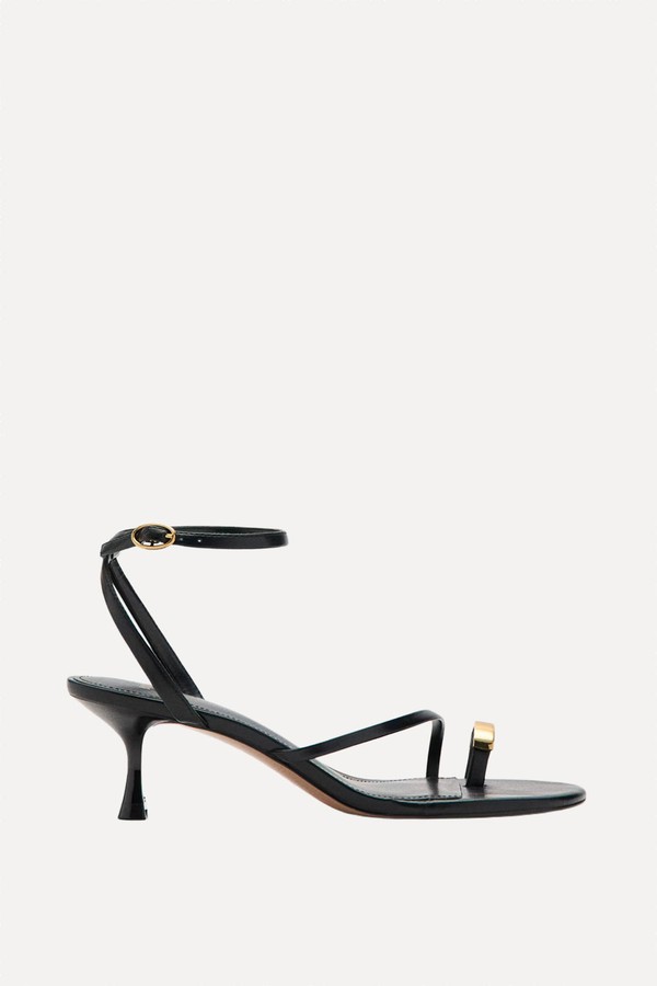 Heeled Sandals With Crossed Straps from Mango