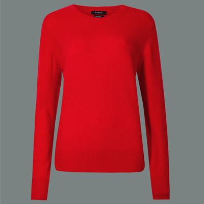 Pure Cashmere Round Neck Jumper from Marks & Spencer