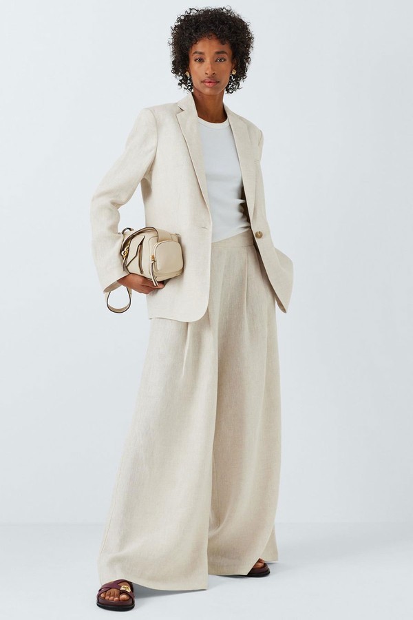Single Breasted Linen Blazer from John Lewis